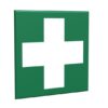 ZNAK 15 X 15 PIERWSZA POMOC MEDYCZNA E03 C
