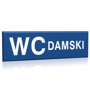 ZNAK 10 X 30 PŁYTA WC DAMSKI 823 B-37