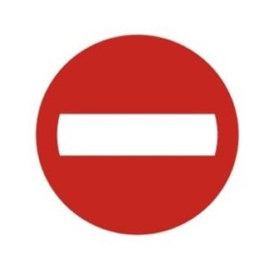 ZNAK 33 X 33 ZAKAZ WJAZDU 702 XD-01