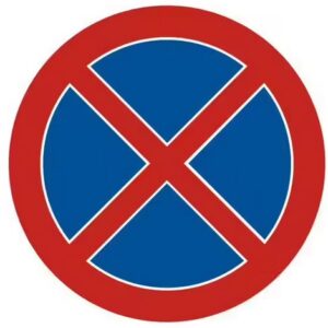 ZNAK 33 X 33 ZAKAZ ZATRZYMYWANIA SIĘ 702 XD-08