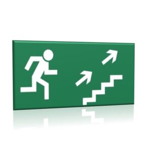 ZNAK 15 X 30 KIERUNEK DROGI EWAKUACYJNEJ 1946/2014