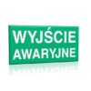 ZNAK 15 X 30 PŁYTA WYJŚCIE AWARYJNE 104 D-02