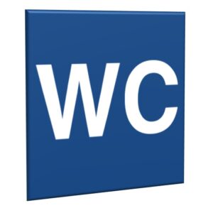 ZNAK 10 X 10 ZNAK WC 823 A